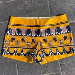 JCrew yellow shorts